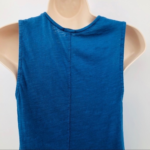 J.Crew women’s tank top blue Lace‎ trim size M - Picture 2 of 7